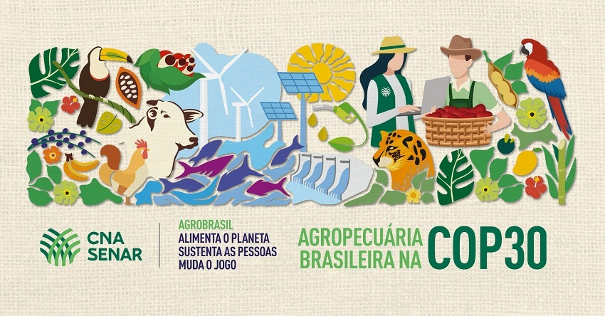Sistema CNA/Senar promove o Agro com ampla programação na COP 30.