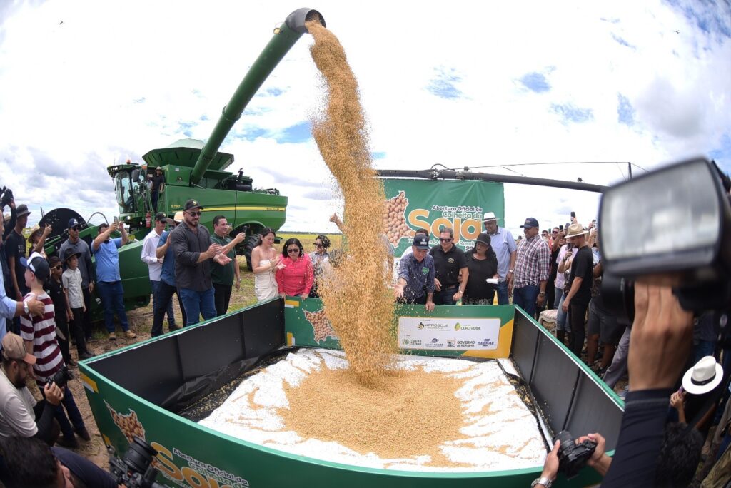 Roraima celebra colheita recorde de grãos com evento em Alto Alegre.