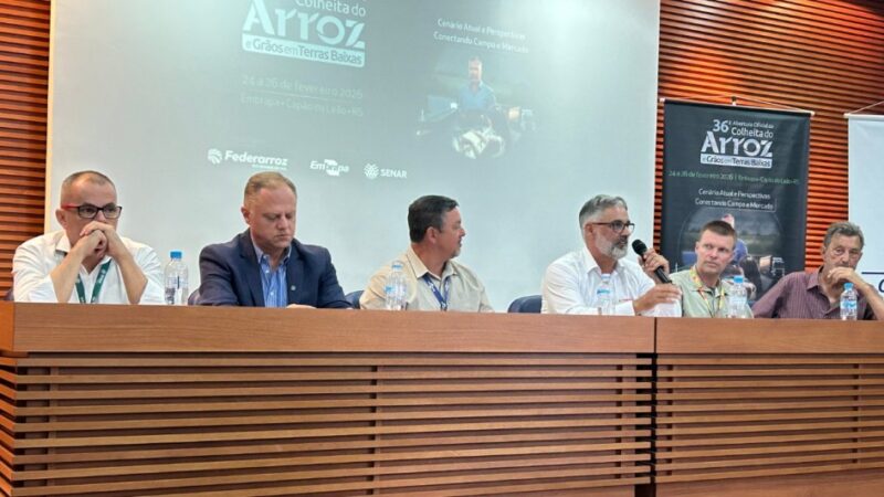 Abertura da Colheita do Arroz 2026 foca em inovação e novos cenários.