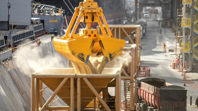 Portos do Paraná registram salto na movimentação de cevada e malte.
